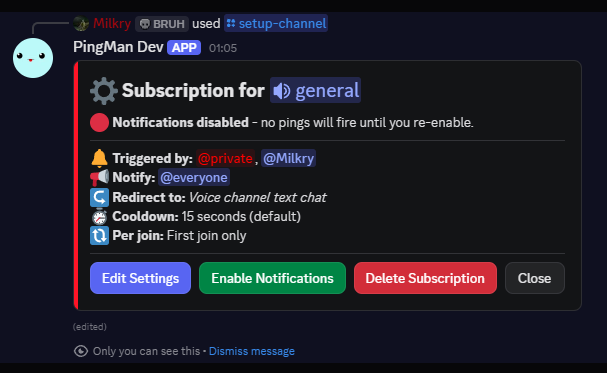 Disabled state